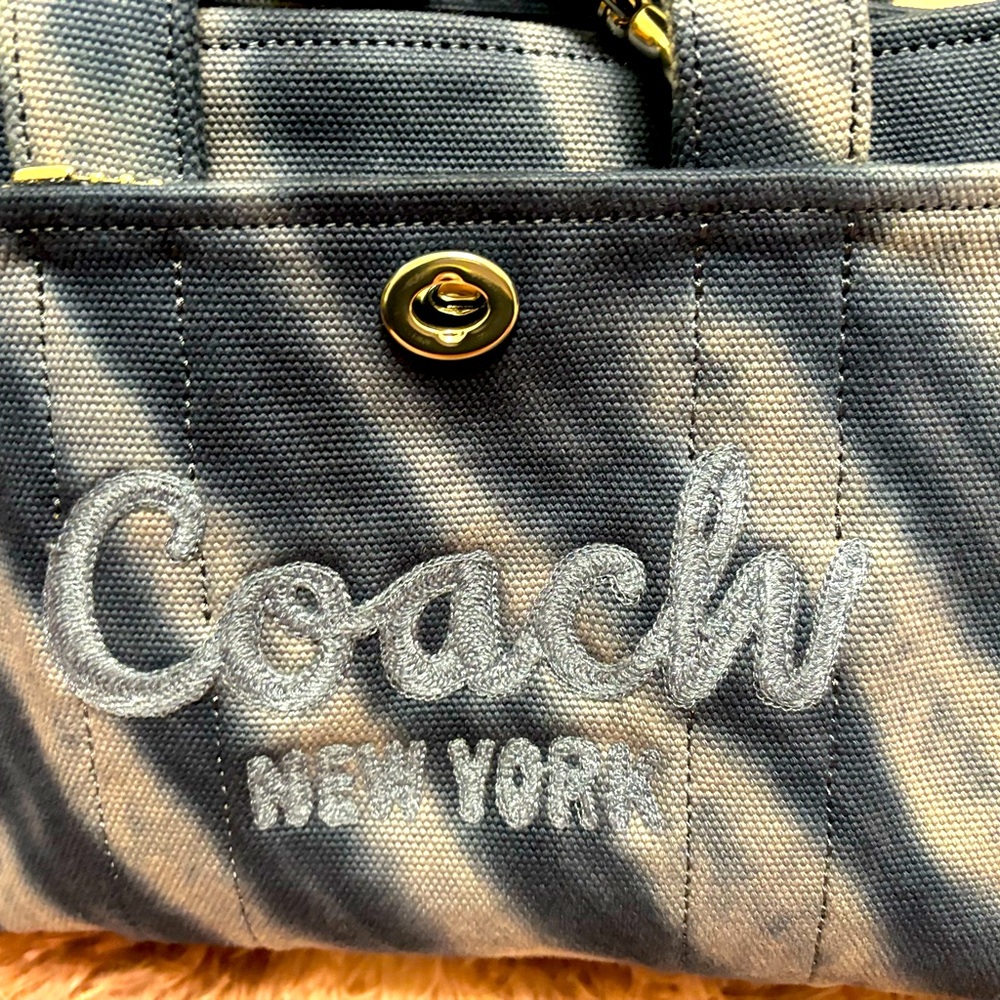 Coach Cargo Midnight Navy Tote